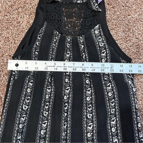 Francesca’s Alya Black and White Halter Mini Sundress - Picture 8 of 12